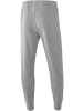 erima Kinder Essential Sweathose in hellgrau melange/schwarz