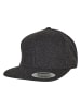  Flexfit  Flexfit Unisex Melton Wool Snapback in darkgrey