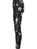 Urban Classics Urban Classics Damen Girls Tech Mesh AOP Leggings in dark flower aop