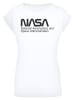 F4NT4STIC T-Shirt NASA Logo One Tone in weiß