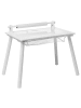 Beliani 2-tlg Kindertisch und Stuhlset MOONTA in Weiß