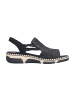 rieker Sandalen in Schwarz
