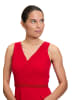 Vera Mont Abendkleid mit Plissee in Red Rose