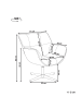 Beliani Sessel AUMA in Grün/Schwarz - (W) 71 x (H) 85 x (L) 78 cm