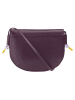 DuDu Skye Umhängetasche Leder 21 cm in deep purple