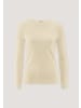 Hessnatur Hessnatur Longsleeve Slim aus Bio-Schurwolle und TENCEL™ Lyocell in vanille
