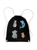 Mr. & Mrs. Panda Gym-Rucksack Big Einheit ohne Spruch in Schwarz