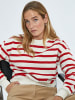 minus Sweatshirt in Tomato Striped