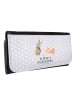 Mr. & Mrs. Panda Geldtasche Hasen Muschel mit Spruch in Grau Pastell