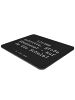 Mr. & Mrs. Panda Mouse Pad Spruch Schulanfang Abenteuer mit Spruch in Schwarz
