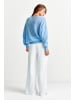 Rich & Royal Strickpullover in hellblau - 0001