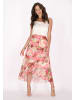 faina Damen Rock in Pink Mehrfarbig