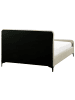 Beliani Doppelbett LUNAN in Beige/Schwarz - (W) 146 x (H) 101 x (L) 215 cm