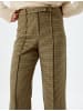 KOTON Hose in Khaki Karomuster