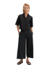 Crop-Bluse relaxed in Schwarz