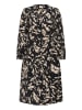 KAFFE curve Kleid KColla Regular fit in Black Gray Graphic