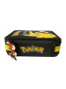 Pokémon Federmappe 3-Fächer mit Inhalt Pikachu Design in Schwarz