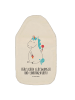 Mr. & Mrs. Panda Wärmflasche Einhorn Baby mit Spruch in Weiß
