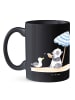 Mr. & Mrs. Panda Becher Sommer Meer Glück mit Spruch in Schwarz