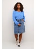 KAFFE curve Langarm-Bluse KCami in Ultramarine