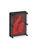 relaxdays 3D Nagelbild Pinart in Rot - (B)13 x (H)18 cm