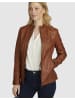 Bugatti Damen Lederjacke aus weichem Leder BULady-144 in cognac