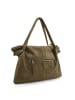 FREDs BRUDER Velvet Wild Schultertasche Leder 59 cm in khaki