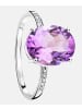 Diamant L'éternel Ring aus 585 Weißgold mit 2.32 Karat Diamant mit Amethyst