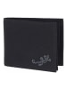 oxmox New Cryptan Geldbörse RFID Schutz 12 cm schwarz-lizard 2.0grey