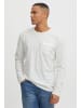 BLEND Langarmshirt Langarmshirt in weiß