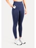 SMILODOX Leggings Amaze Scrunch Pro Pocket Seamless in Marineblau