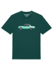 wat? Apparel T-Shirt Surf Car in Dunkelgrün