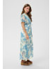 Cream Kleid CRAnnu Regular fit in Off White w. Blue Flowers