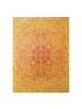 WALLART Leinwandbild Gold - Mandala Aquarell Sonne Ornament rosa in Rosa