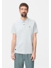 Camel Active Poloshirt mit Druckknöpfen in Himmelblau