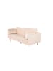 ebuy24 Sofa Boom Beige 203 x 86 cm