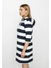 Salzhaut Kurzes Kleid (Mini) BIERGEN in Navy Offwhite