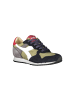 Diadora Grüne Leder-Sneaker