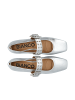 Bianco Mary Jane Schuhe in Silver
