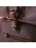 Buckle & Seam Nomad Business-Rucksack Leder 61 cm Laptopfach in brown