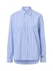 SAMSOE & SAMSOE Bluse Sacatan in hellblau weiß