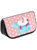 Mr. & Mrs. Panda Kosmetiktasche Einhorn Verliebt ohne Spruch in Rot Pastell