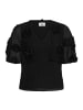 Karen By Simonsen Kurzarm-Bluse KBFrederikke Feminine in Meteorite