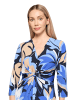 Betty Barclay Midikleid mit Raffung in Dunkelblau/Blau