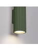 Licht-Erlebnisse Wandlampe (B)6.5 x (H)30 cm in Olivgrün