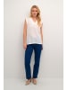 Kaffe Ärmellose Bluse KAdahlia Regular fit in Chalk