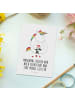 Mr. & Mrs. Panda Wanddeko Einhorn Traurig mit Spruch in Weiß