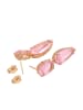 faina Women Dangle Earrings in Rose Gold Pink