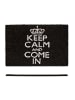 relaxdays Fußmatte Keep calm in Schwarz - (B)60 x (T)40 cm