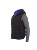 Ital-Design Jacke in Schwarz und Blau